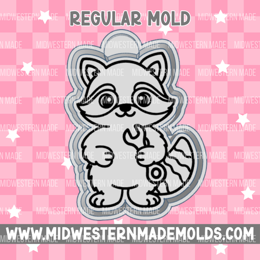 Mechanic Raccoon Freshie Mold