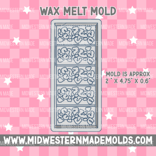 Leopard Snap Bar Wax Melt Mold