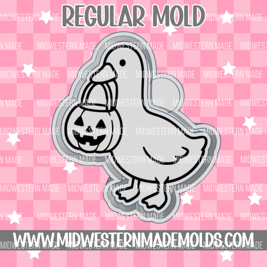 Pumpkin Bucket Goose Freshie Mold