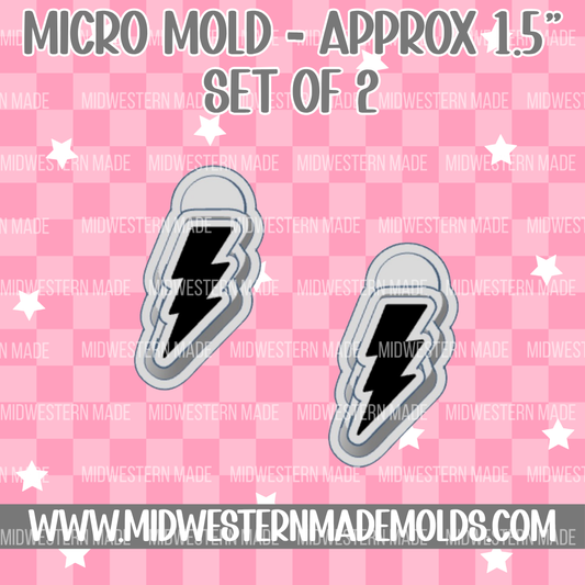 Lightning Bolt MICRO Freshie Mold