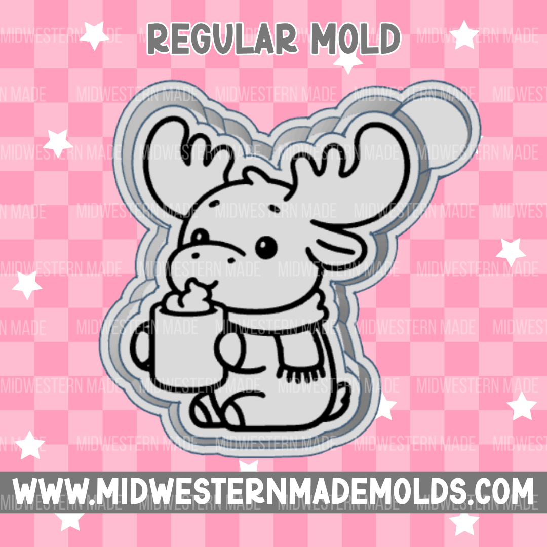 Moose Cocoa Freshie Mold