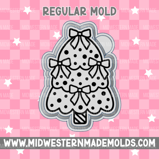 Bow Christmas Tree Freshie Mold