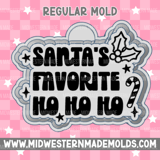 Santa's Favorite Freshie Mold