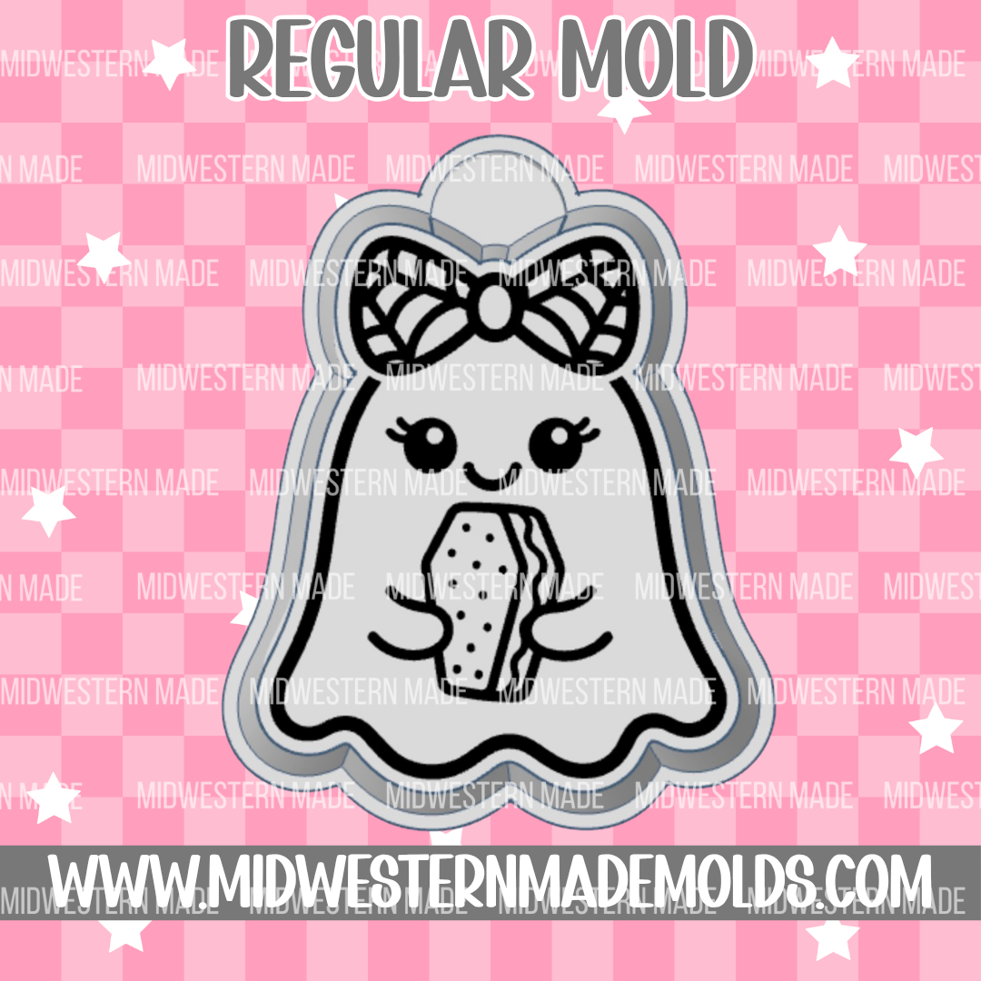 Ice Cream Sandwich Ghost Freshie Mold