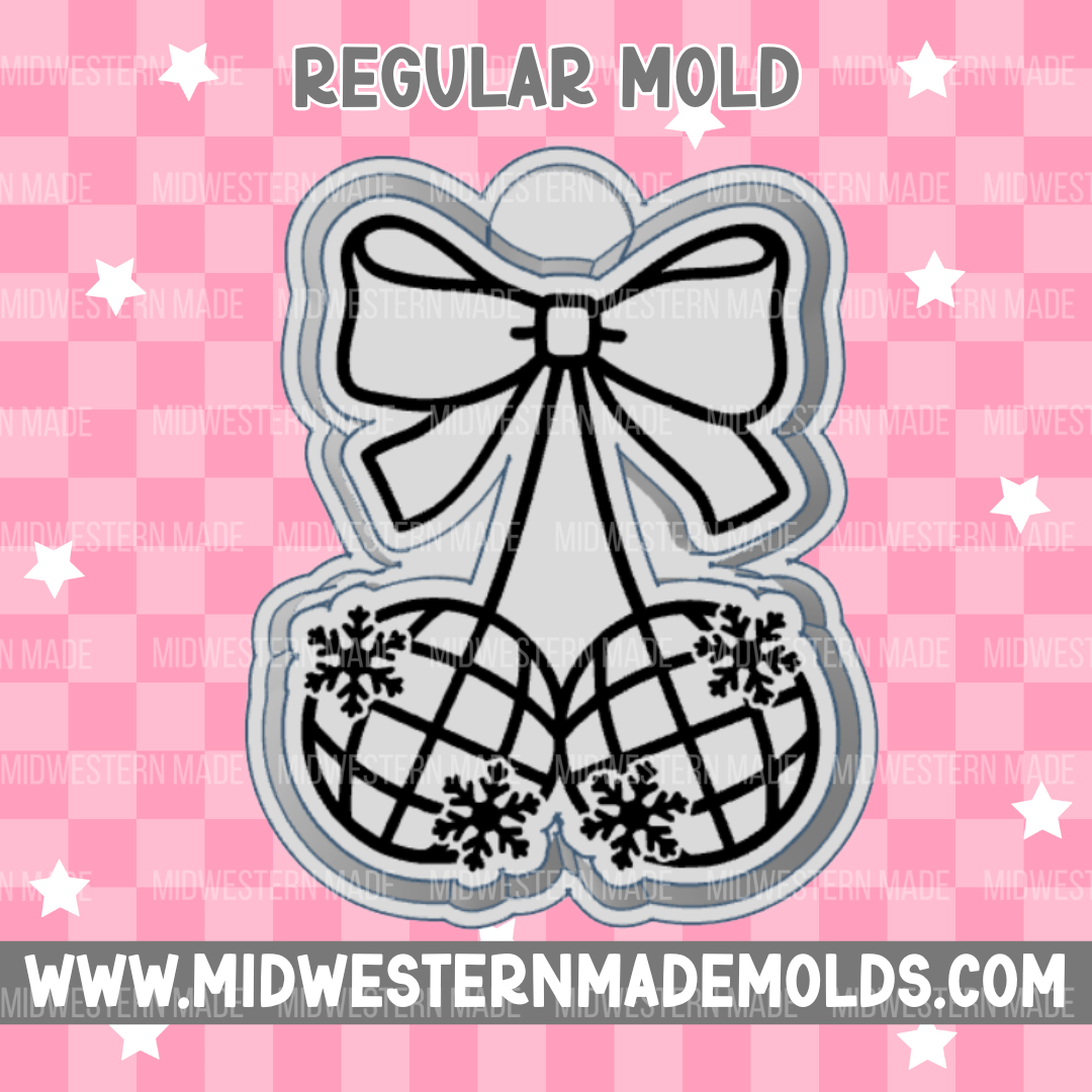 Snowflake Disco Cherries Freshie Mold