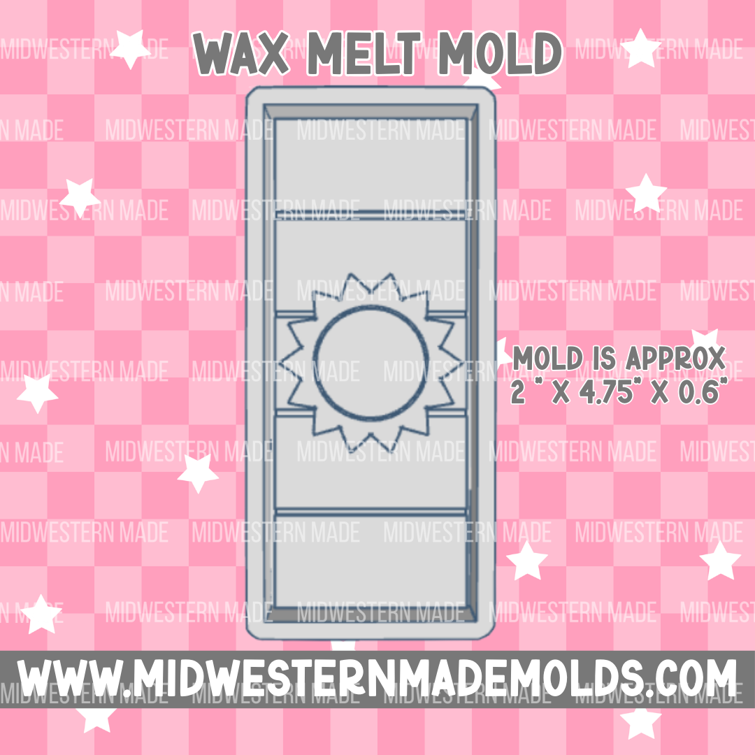 Sun Snap Bar Wax Melt Mold