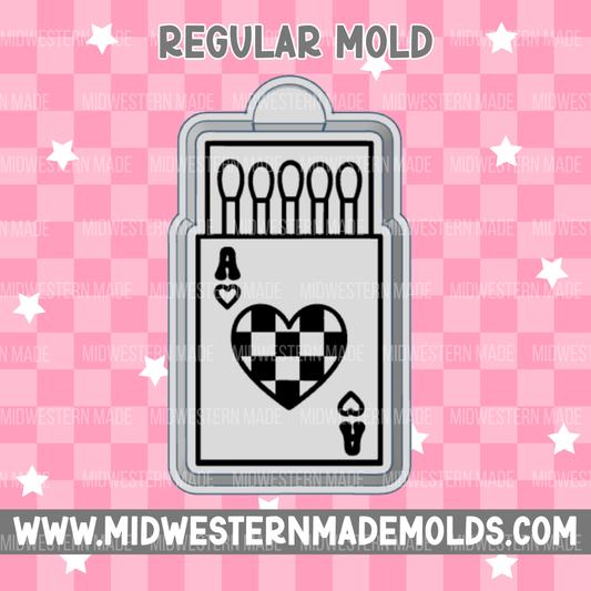 Ace Of Hearts Matchbox Freshie Mold