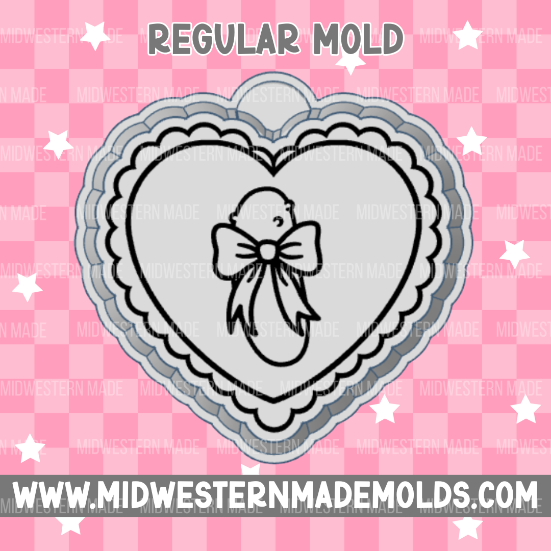 Pickle Heart Freshie Mold