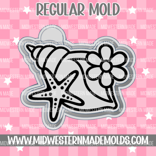 Seashell Freshie Mold