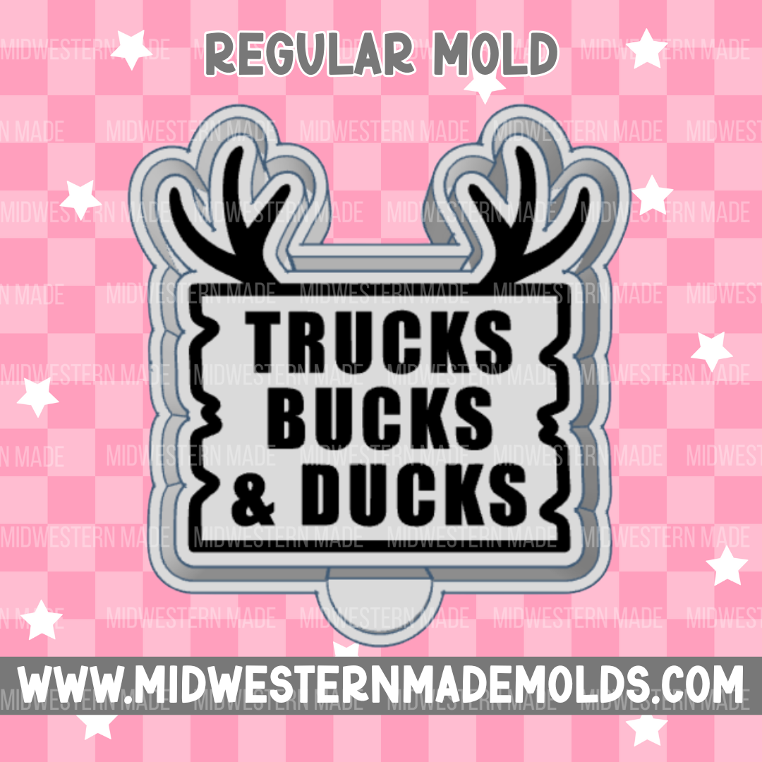 Trucks Bucks & Ducks Freshie Mold