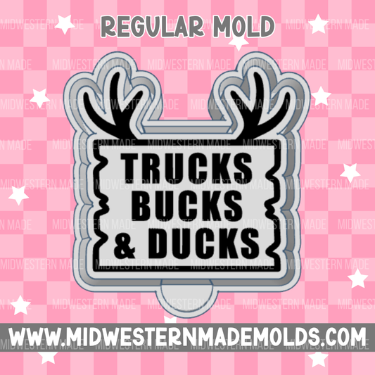 Trucks Bucks & Ducks Freshie Mold