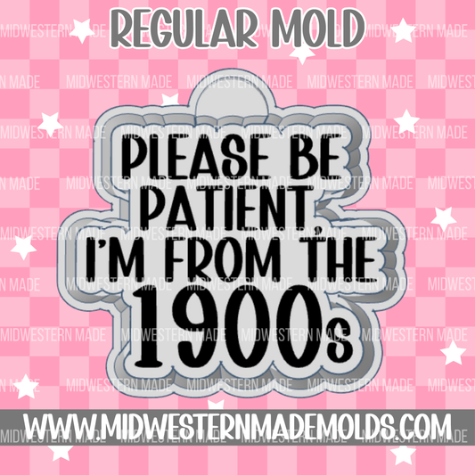 Please Be Patient 1900s Freshie Mold