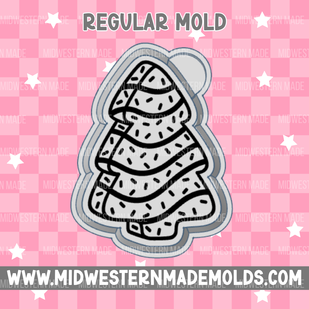 Christmas Cake Freshie Mold