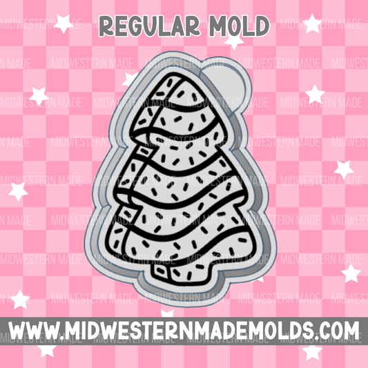 Christmas Cake Freshie Mold