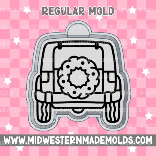 Holiday Truck Freshie Mold