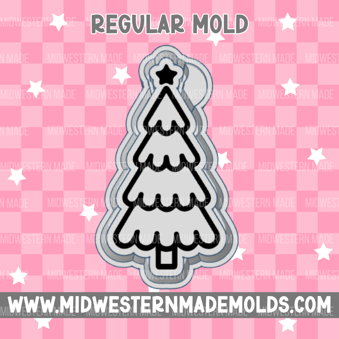 Christmas Tree Freshie Mold