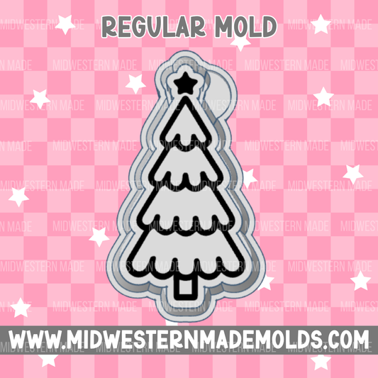 Christmas Tree Freshie Mold