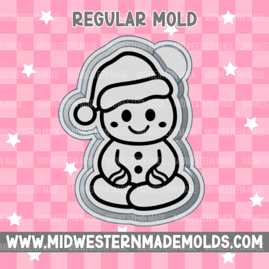 Santa Gingerbread Freshie Mold