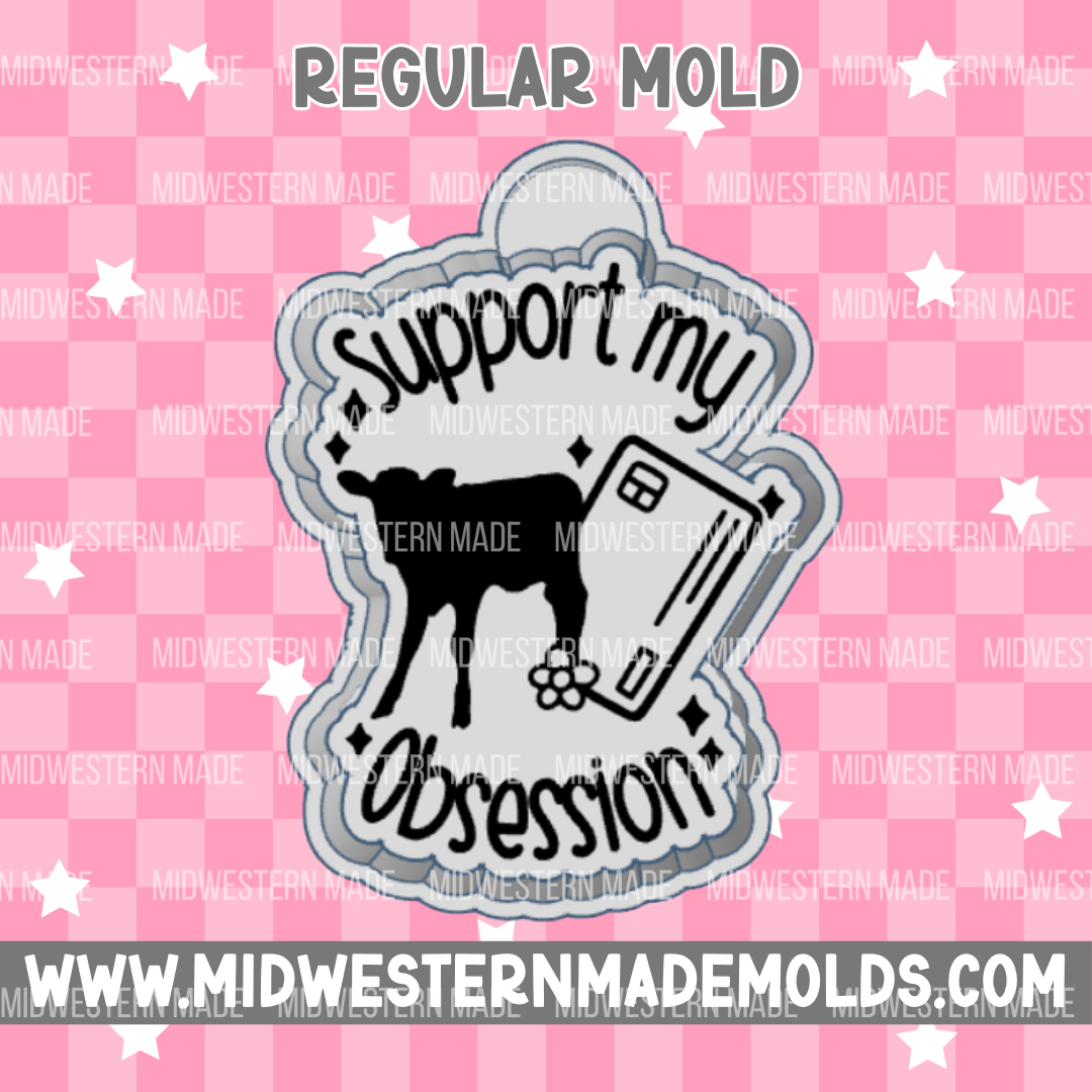 Cow Obsession Freshie Mold