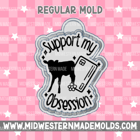 Cow Obsession Freshie Mold