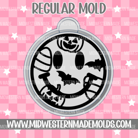 Halloween Elements Happy Face Freshie Mold