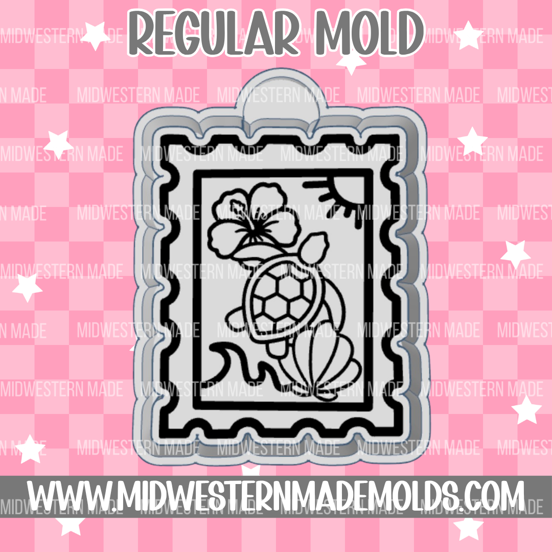 Turtle Stamp Freshie Mold