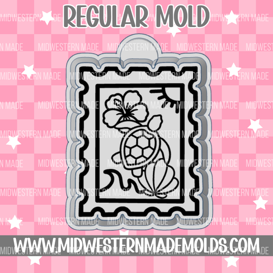 Turtle Stamp Freshie Mold