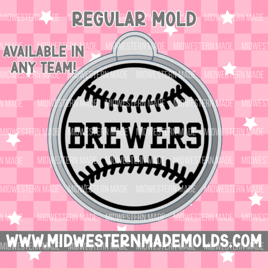 CUSTOM Baseball Team Freshie Mold