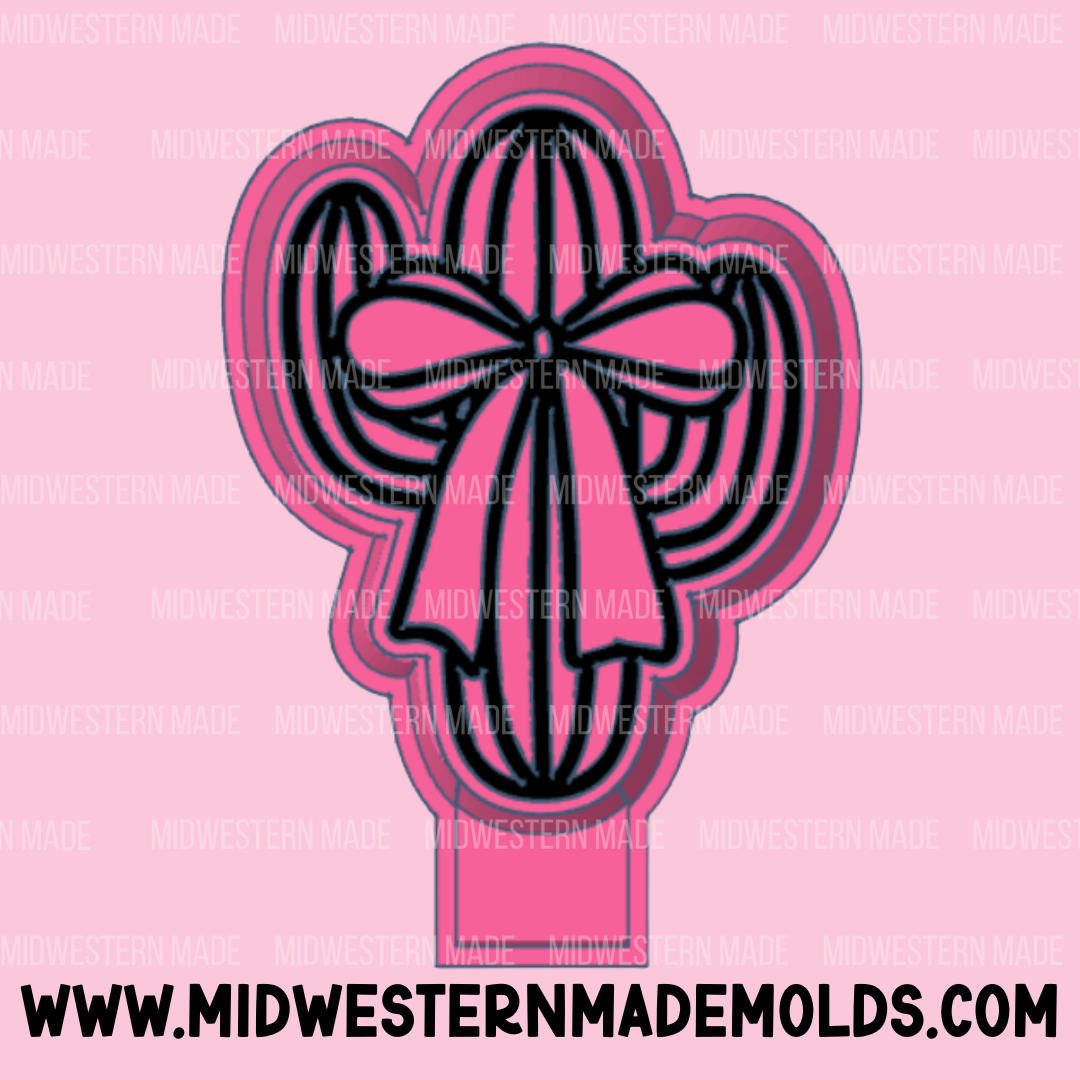 Cactus Bow Freshie Mold