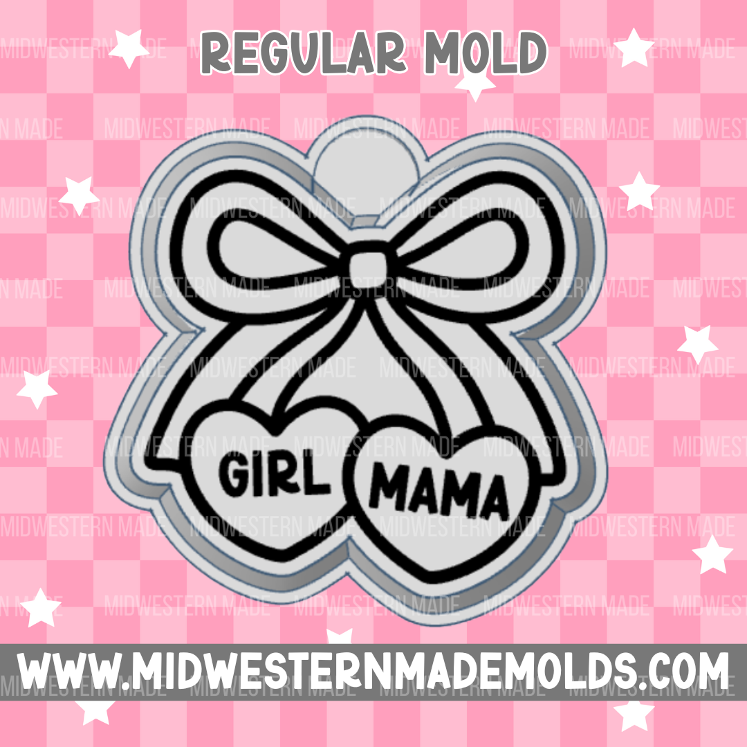 Girl Mama Bow Freshie Mold