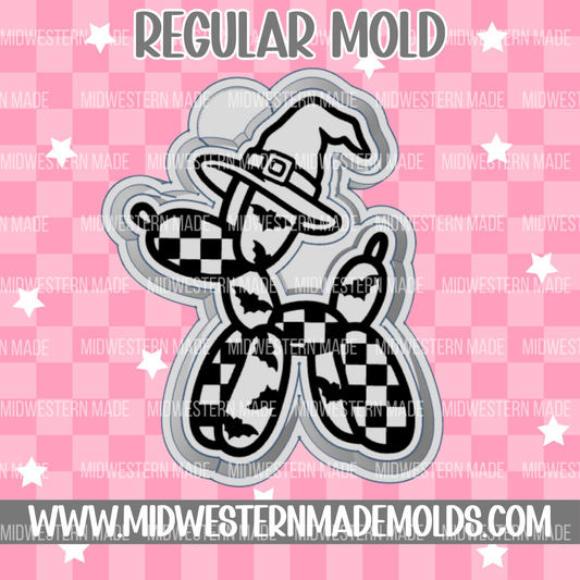 Halloween Balloon Dog Freshie Mold