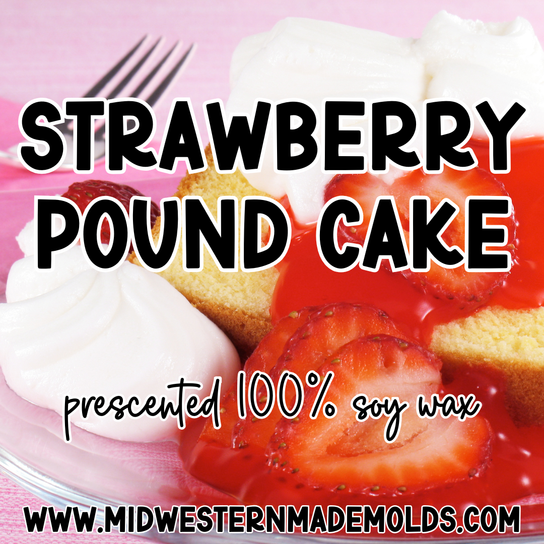 Strawberry Pound Cake Prescented Wax