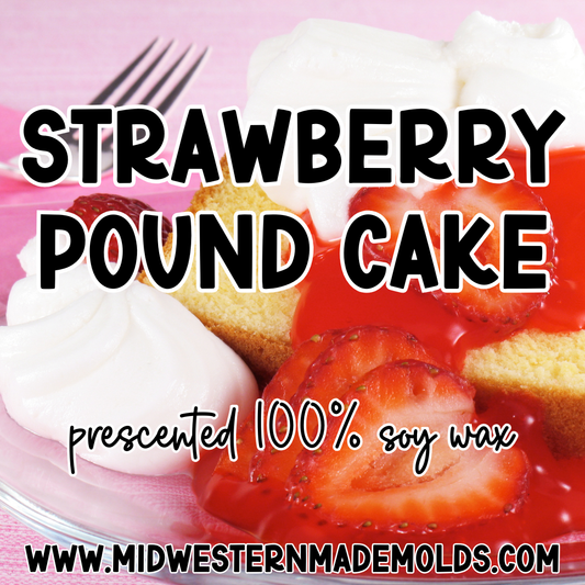 Strawberry Pound Cake Prescented Wax