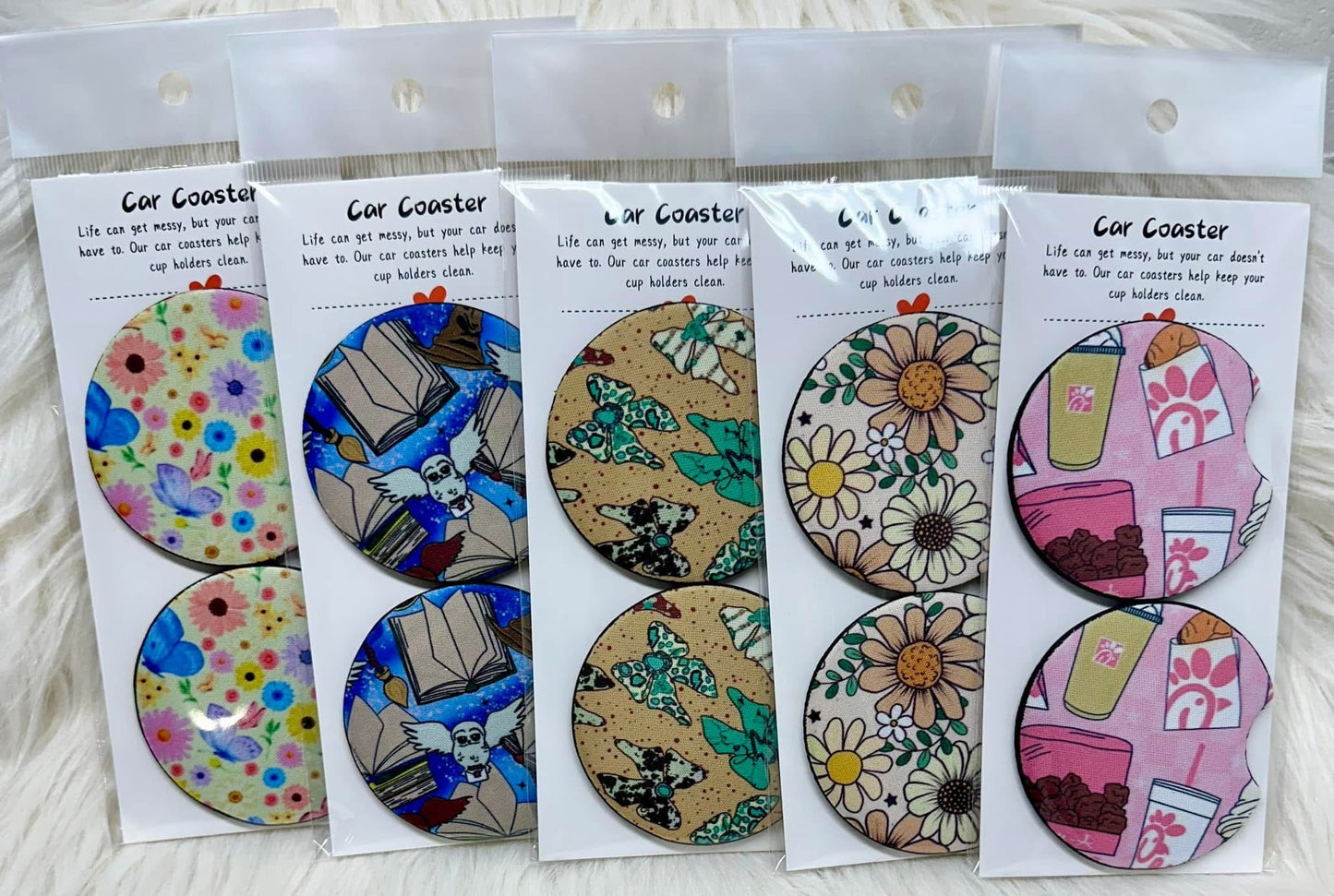 Car Coaster Set - Random Design