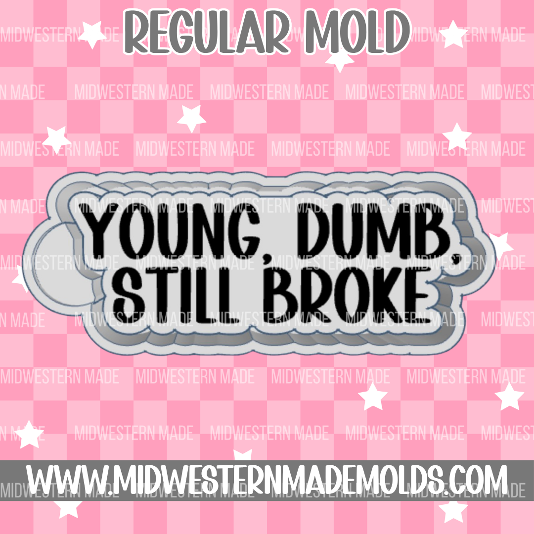 Young, Dumb, Still Broke Freshie Mold