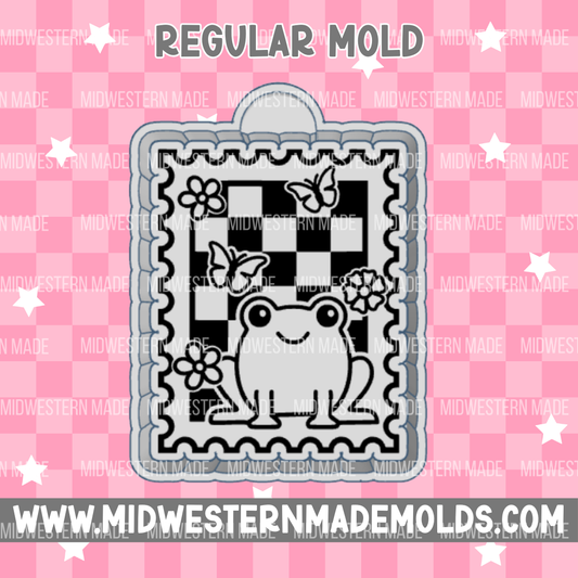Cute Frog Stamp Freshie Mold