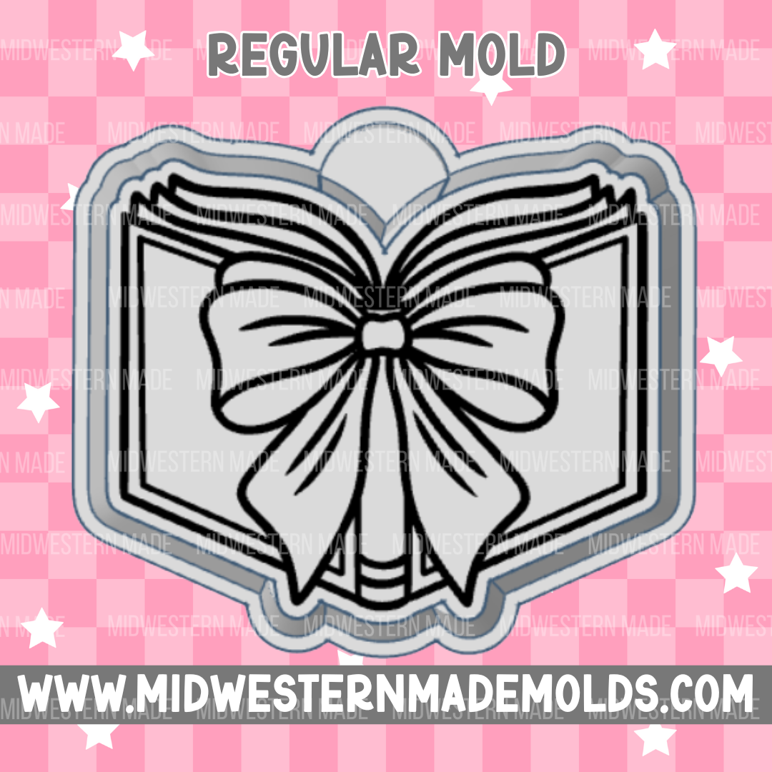 Book Bow Freshie Mold