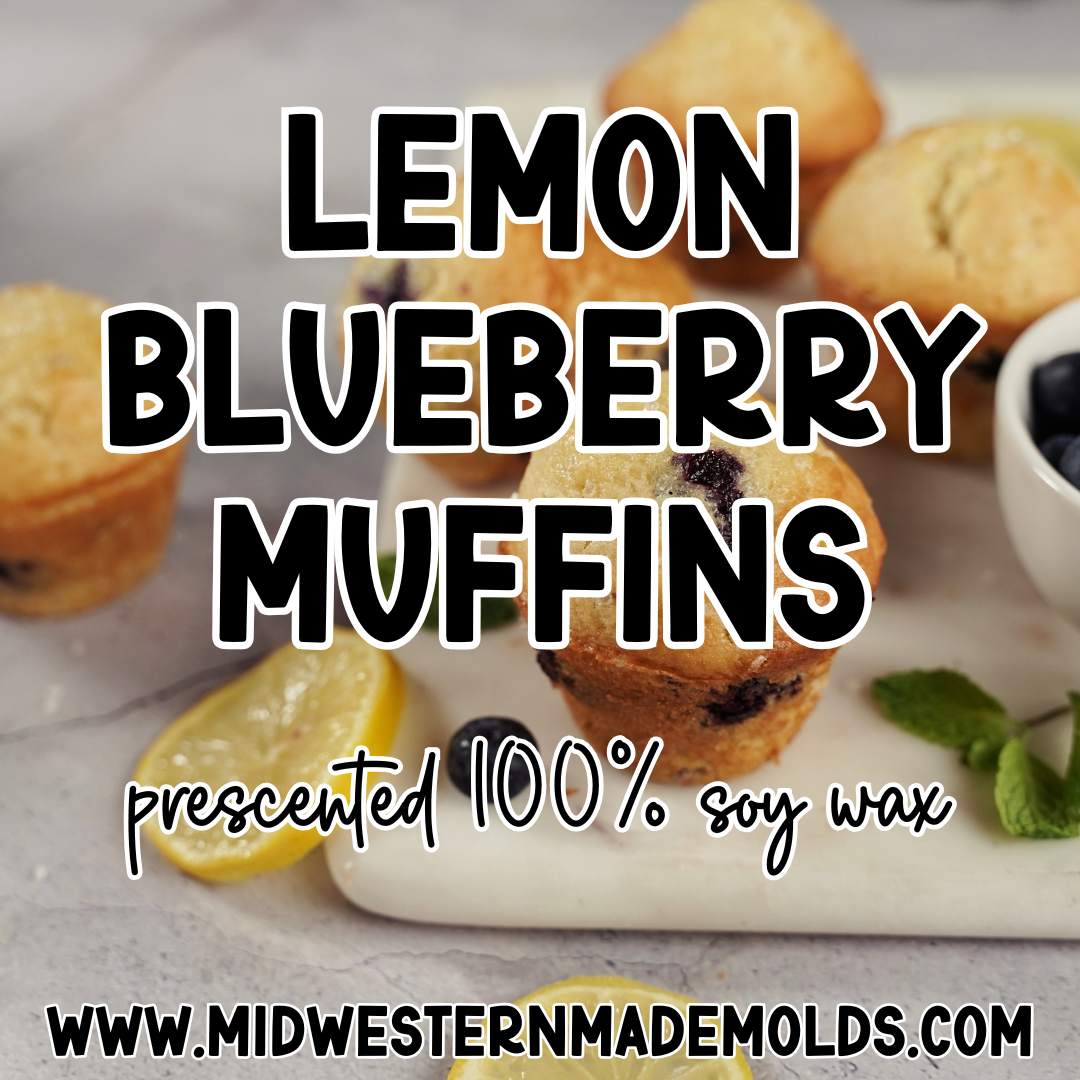Lemon Blueberry Muffins Prescented Wax