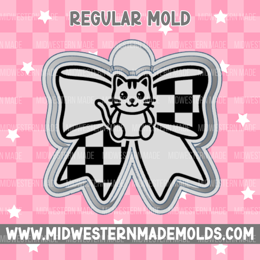 Cat Bow Freshie Mold