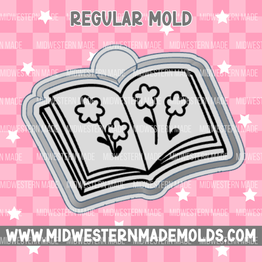 Floral Book Freshie Mold