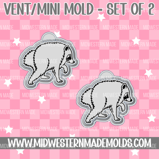 Jimothy Raccoon VENT CLIP Freshie Mold