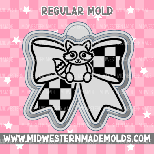 Raccoon Bow Freshie Mold