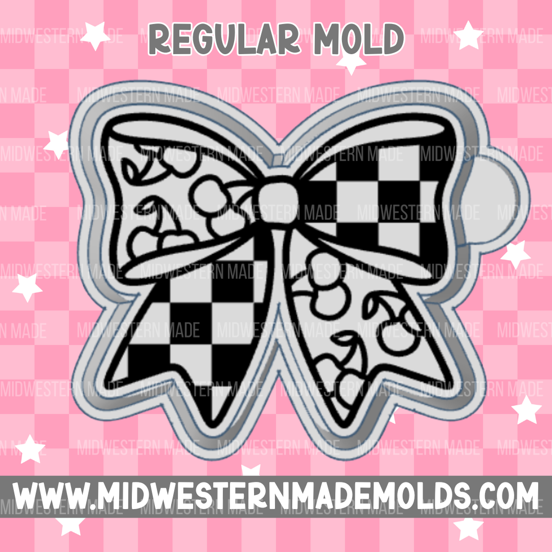 Cherries Bow Freshie Mold