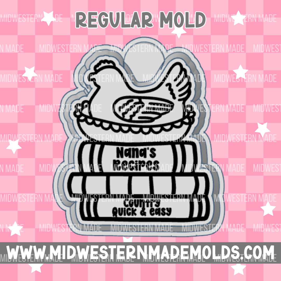 Hen Cookbooks Freshie Mold