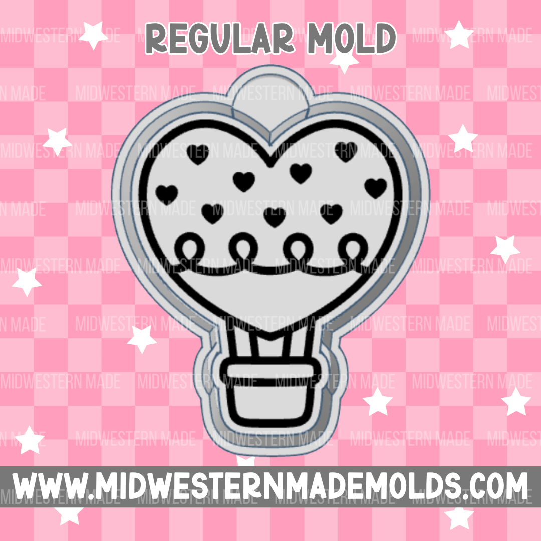 Heart Balloon Freshie Mold