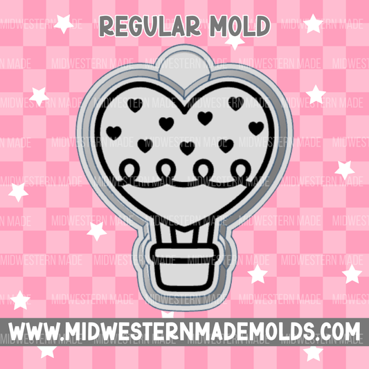 Heart Balloon Freshie Mold