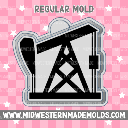 Oil Rig Freshie Mold