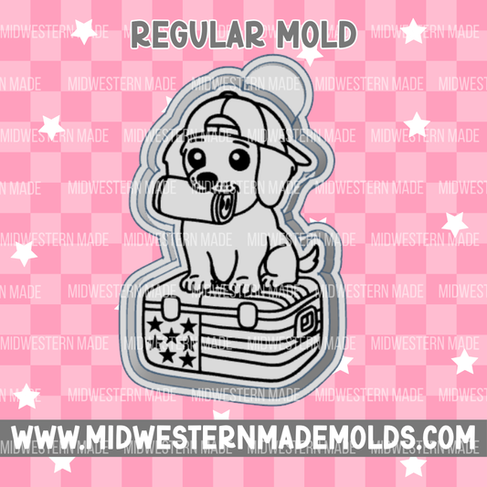 Patriotic Weenie Dog Freshie Mold