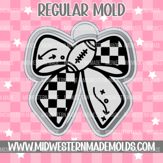 Football Bow Freshie Mold