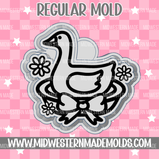 Goose On Nest Freshie Mold